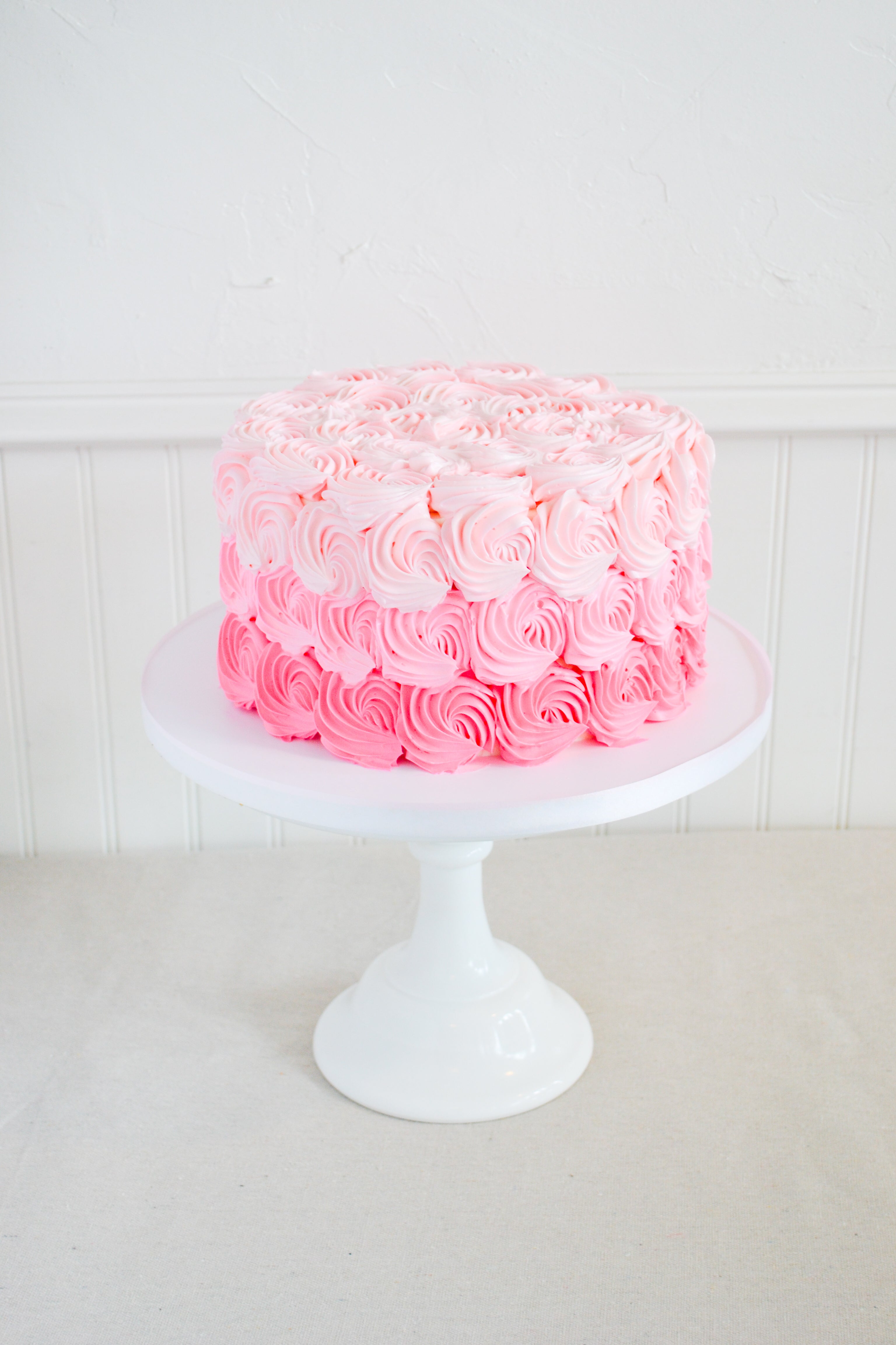 Eggless Ombre Rosette 6 inch | Cake Together | Birthday Cake - Cake Together