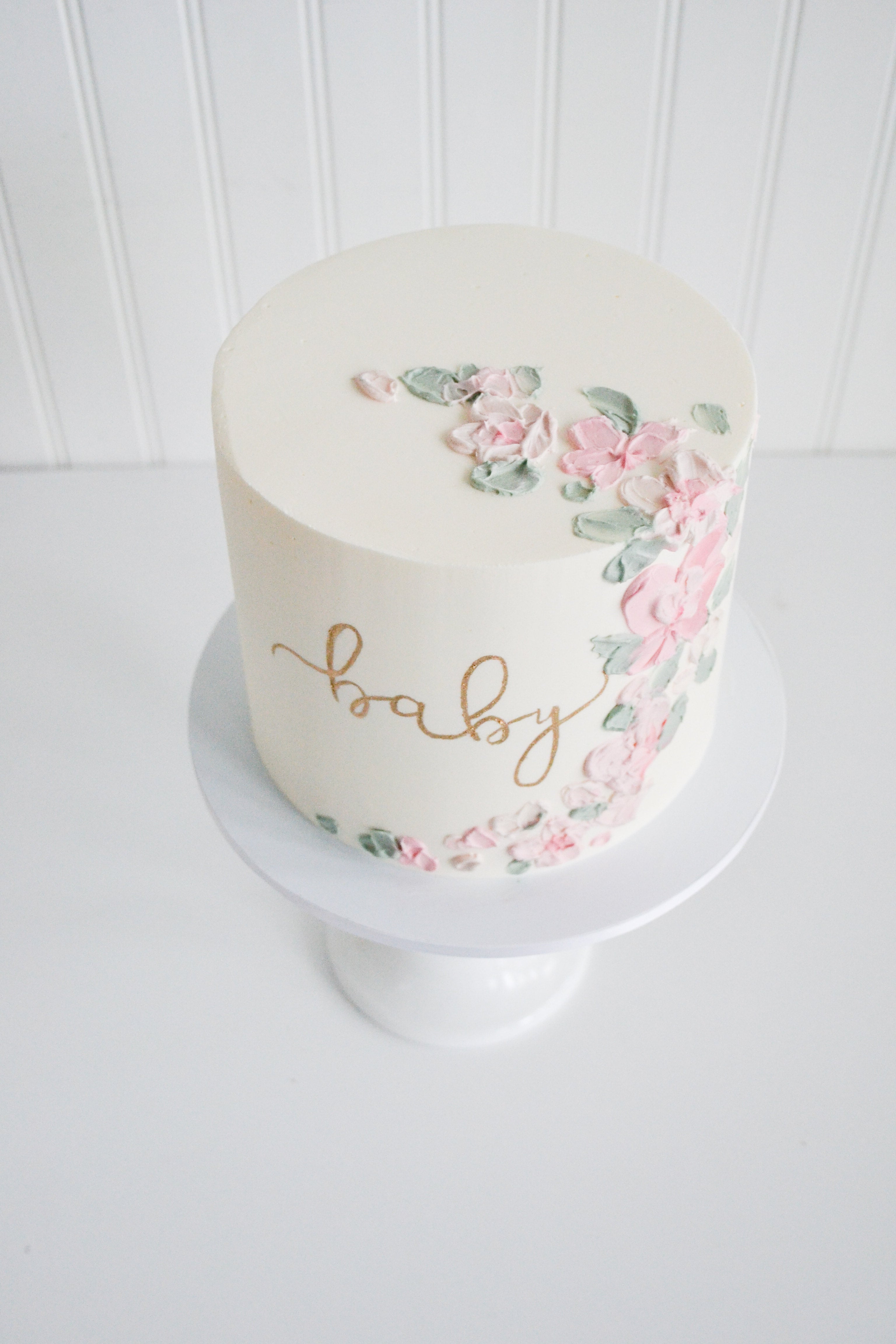 Shabby Chic Floral Cake