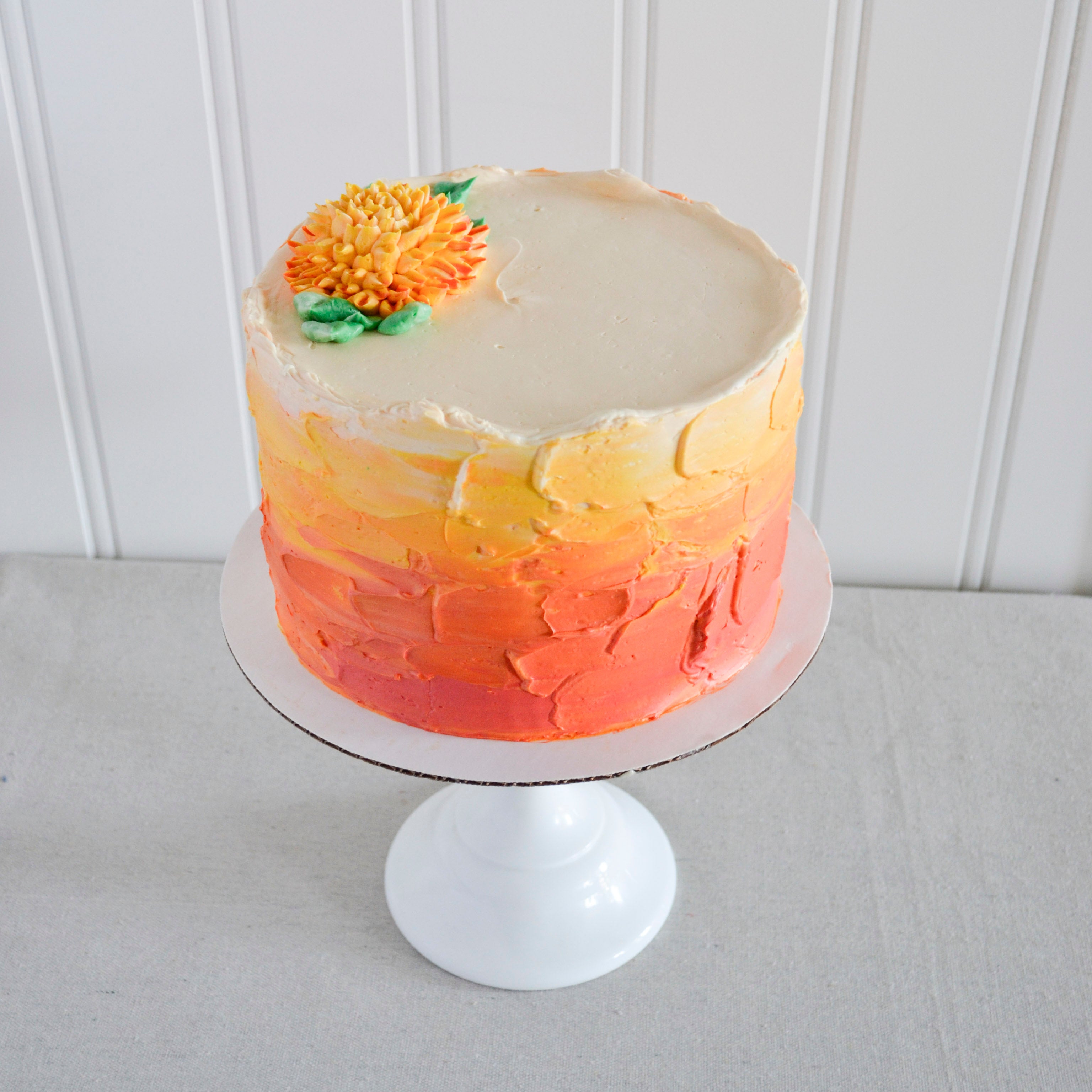 Upside-Down Ombré Citrus Cake Recipe by Tasty