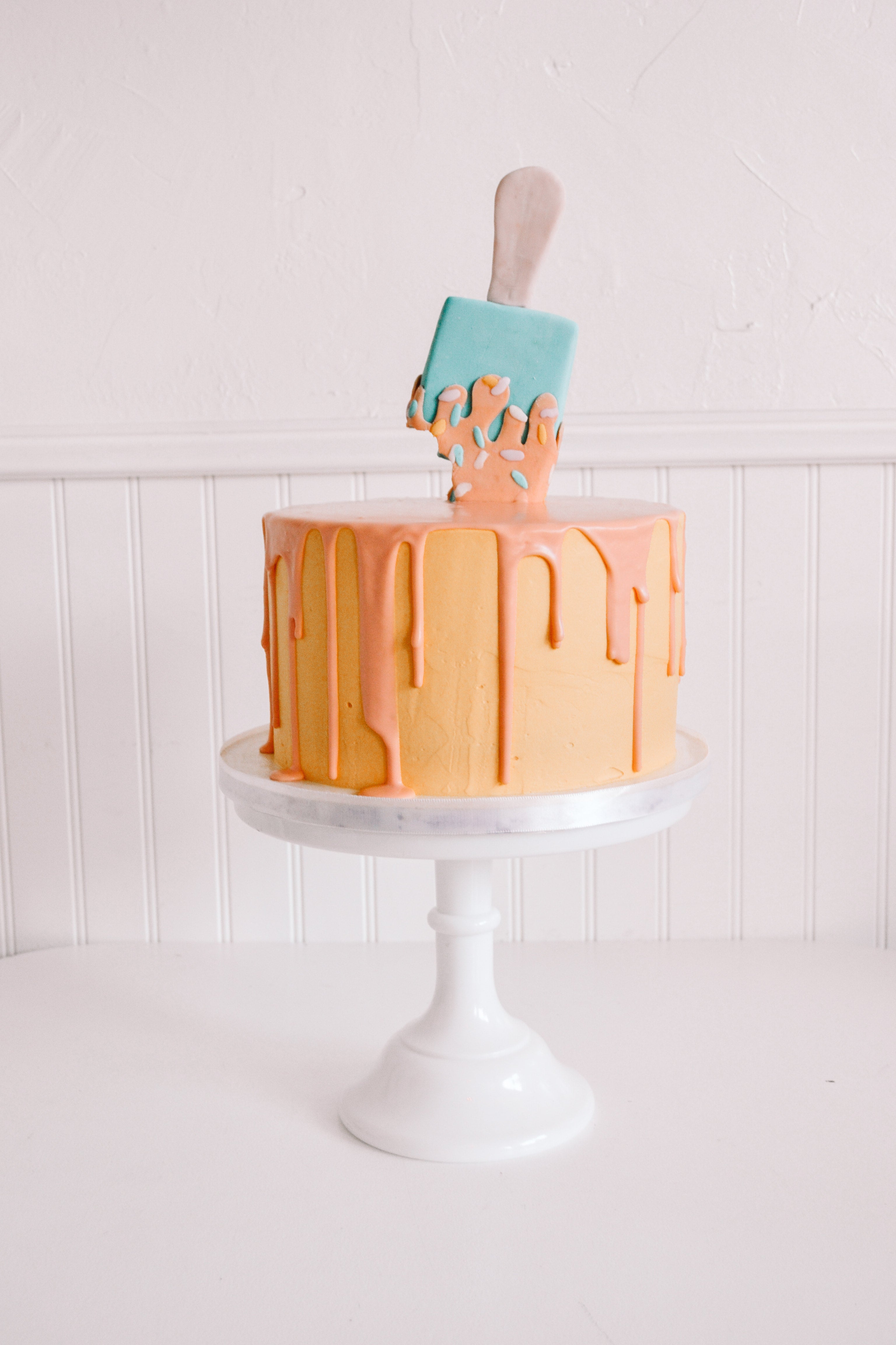 Orange Dreamsicle Cake Recipe & Tutorial - Chelsweets