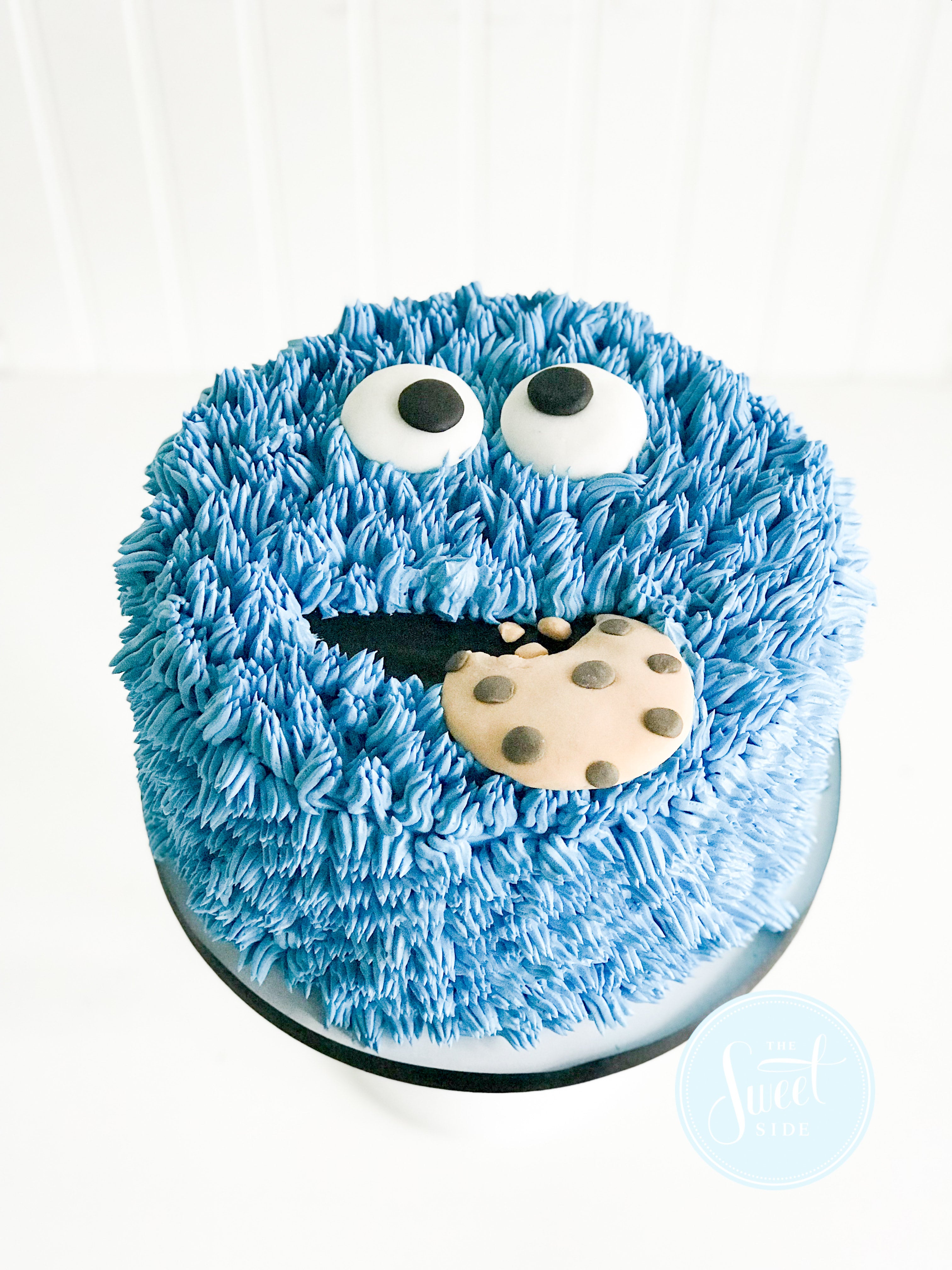 baby cookie monster cake | cookie monster baby shower cake, … | Flickr